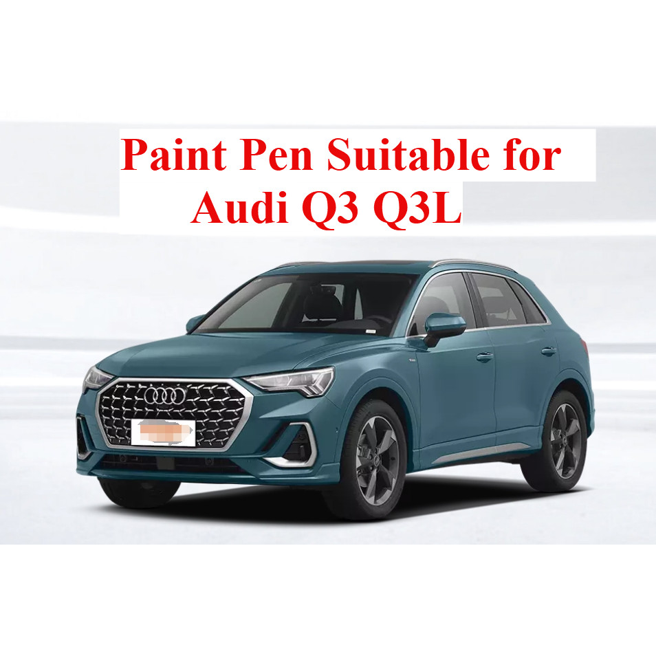 ปากกาสี เหมาะสําหรับ Audi Q3 Q3L Paint Fixer Glacier White Cloud Grey Legend Black Special Q3 Car Al