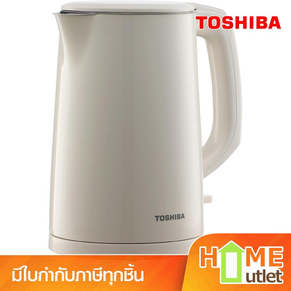 TOSHIBA กาต้มน้ำร้อน ขนาด 1.4 ลิตร 2200 วัตต์ สีขาว รุ่น KT14DHVTH.W (24718)