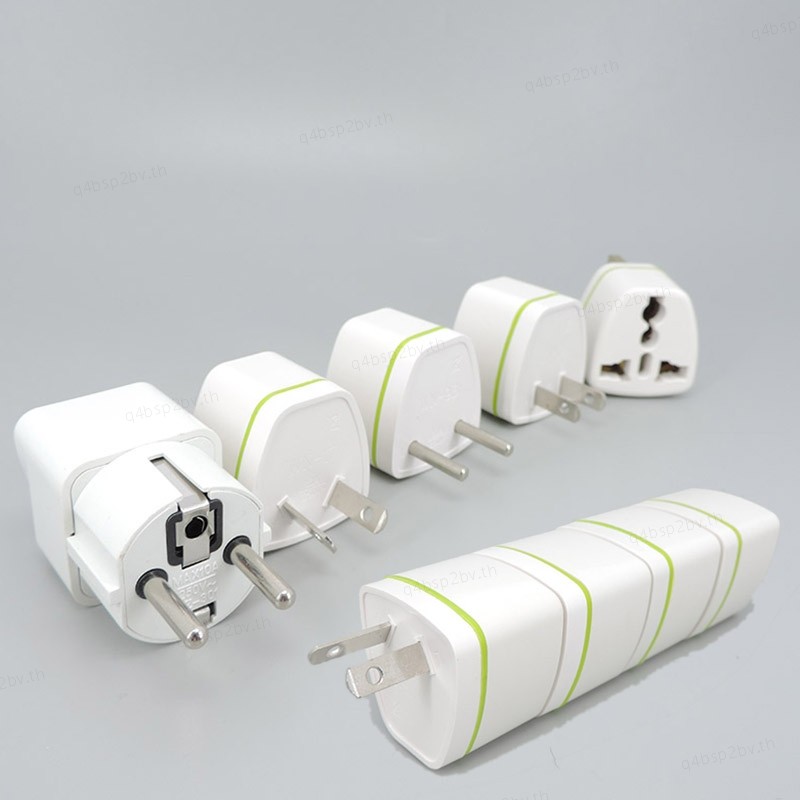 5x Universal AC AU EU US UK To EU UK US AU Power wall Travel ปลั๊กแปลงทองเหลือง Kr ยุโรปอะแดปเตอร์สํ