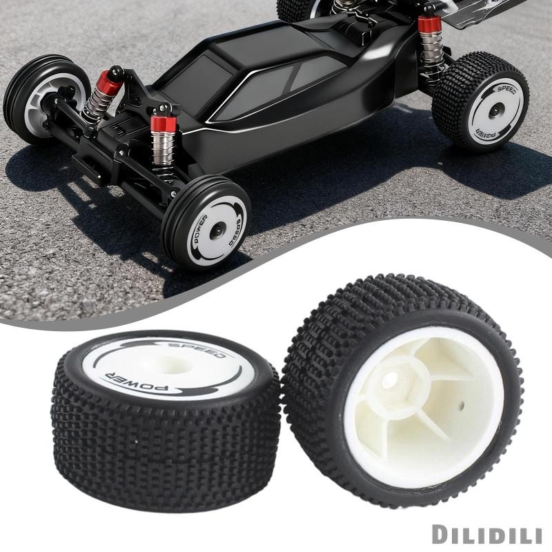 [Dilidili] 2 ชิ้นยางด้านหลัง 32 มม.สีดําติดตั้งง่ายอัพเกรดทนทาน RC รถอะไหล่ Tyres เปลี่ยนสําหรับ Wlt