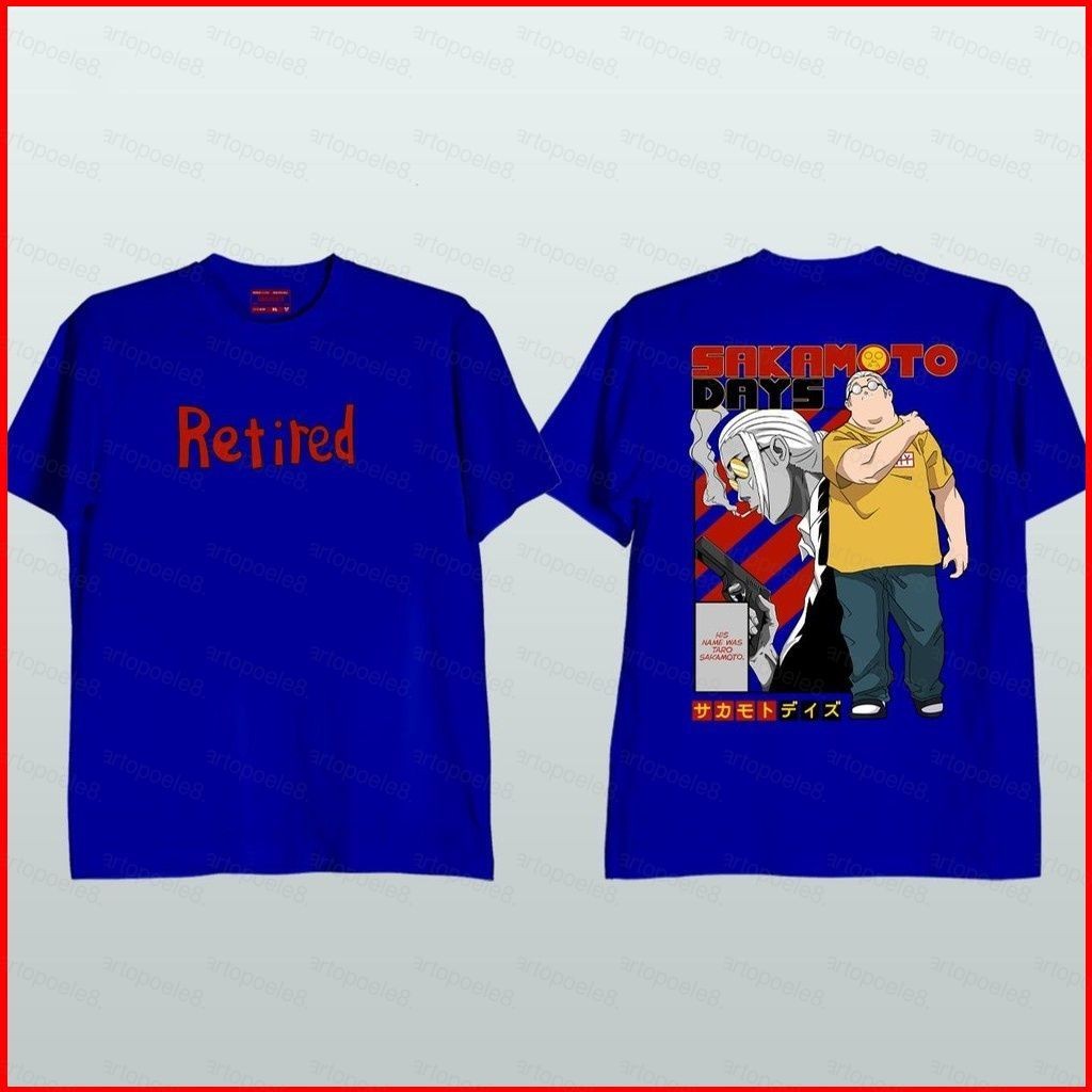 เสื้อยืดคอสเพลย์ ST8 แบบแขนสั้น จากอนิเมะ Sakamoto Days สำหรับคอสเพลย์