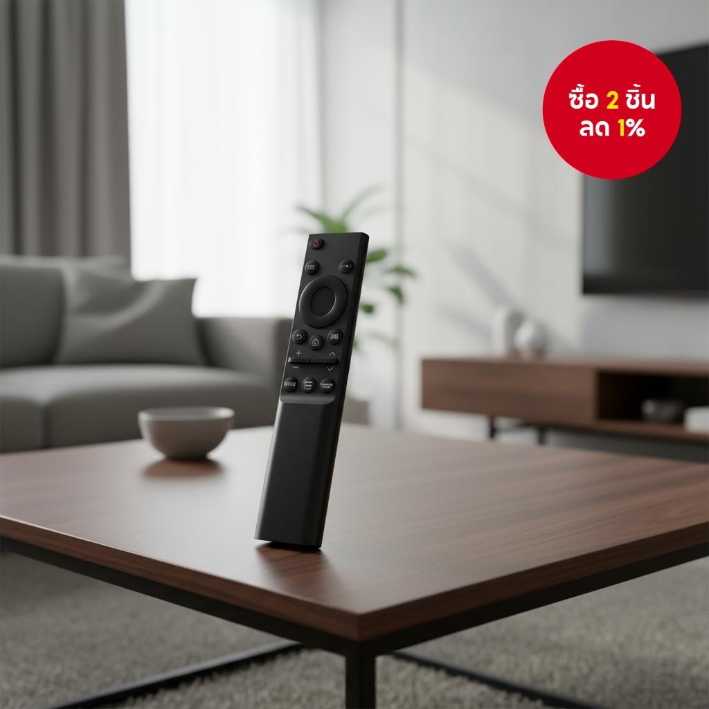 รีโมท BN59-01357F สําหรับทีวี Samsung LCD สมาร์ท ปี 2021 ซีรีส์ UA55AU AU7000 รองรับ NETFLIX รุ่น UE