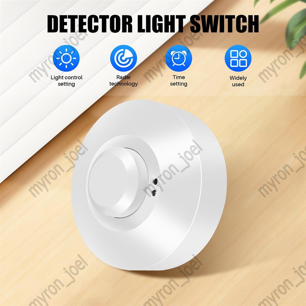 220V 800W เซนเซอร์ไมโครเวฟ Pir Occupancy Body Motion Detector สวิตช์ไฟ ราคา ถูกที่สุด ดีลบีเคเค แกลเลอรีภาพที่ 6