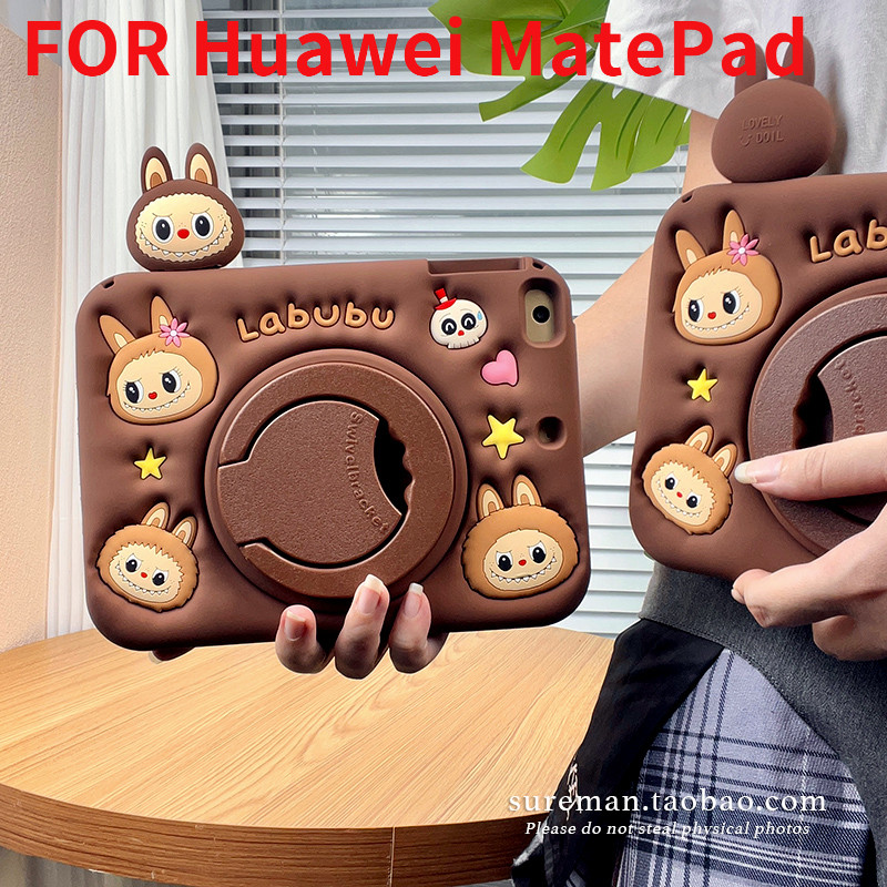 เคสหมุนการ์ตูน Huawei MatePad 38 ซม.M6 Honor แท็บเล็ต X9 X8a SE C5e 10.8 เคสป้องกัน