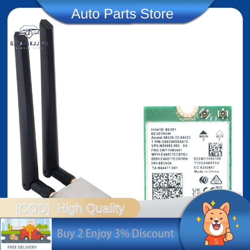 BE201 BE201NGW WIFI7 การ์ด M.2 Cnvio3 8774Mbps Tri-Band Bluetooth5.4 การ์ดไร้สายพร้อมเคสสําหรับ Win1