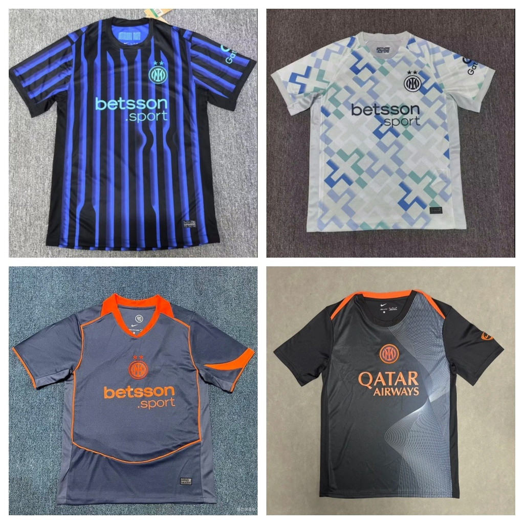เสื้อบอลทีม Inter Milan แบบ Home, Away และ Third Kit สำหรับฤดูกาลใหม่ 2025/2026