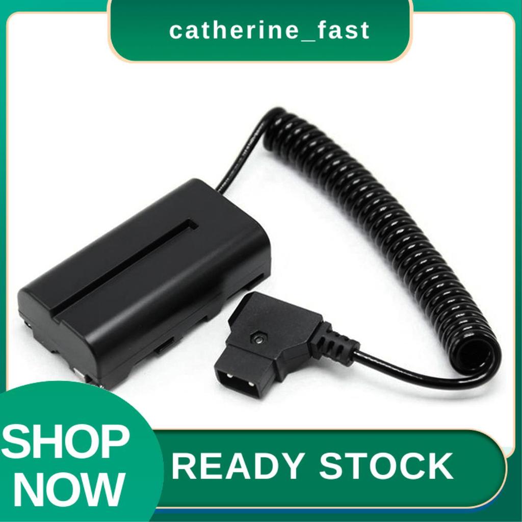 In Stock 4X Coiled D-Tap to L-Series F550 Battery Dummy Cable / Shinobi Small Hd/ จอภาพกล้อง