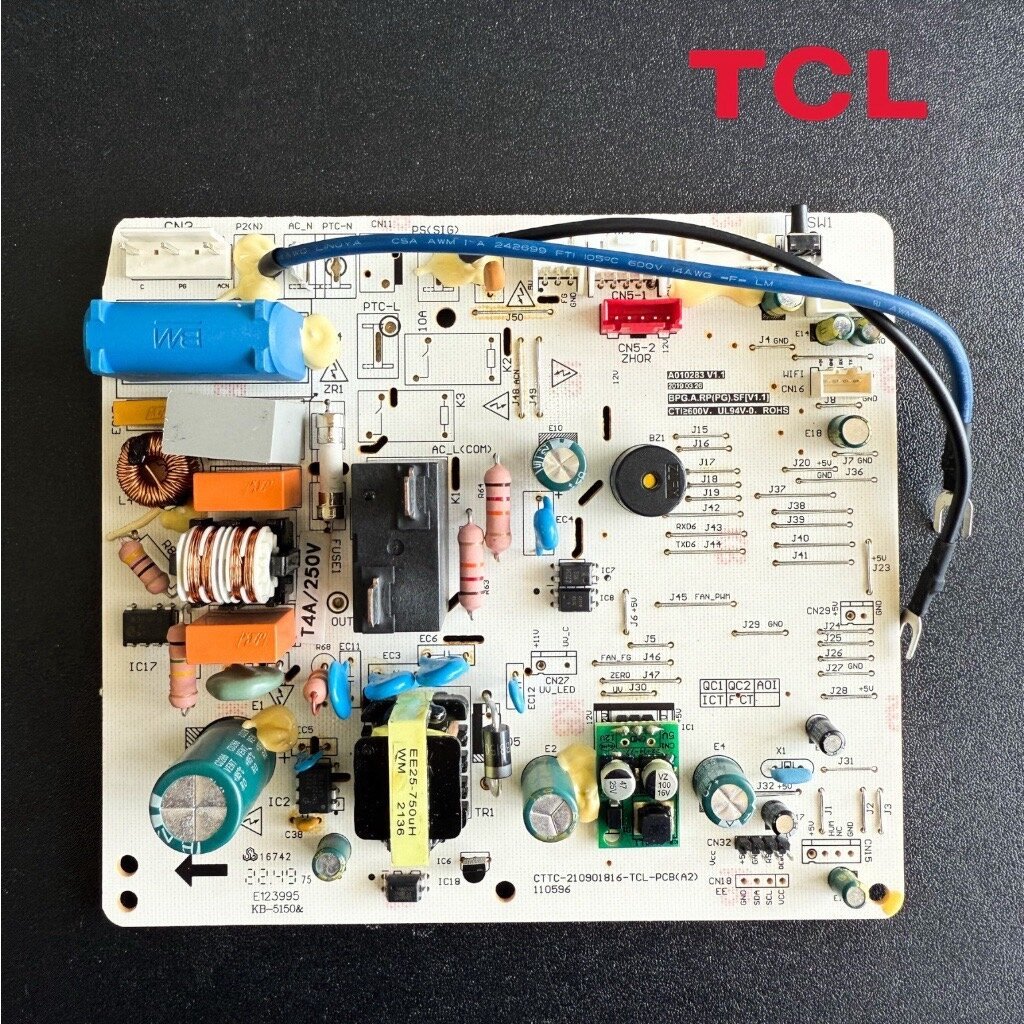 31101-001179 แผงวงจรแอร์ TCL แผงบอร์ดแอร์ทีซีแอล บอร์ดคอยล์เย็น รุ่น TAC-XA10I อะไหล่แอร์ ของแท้ศูนย