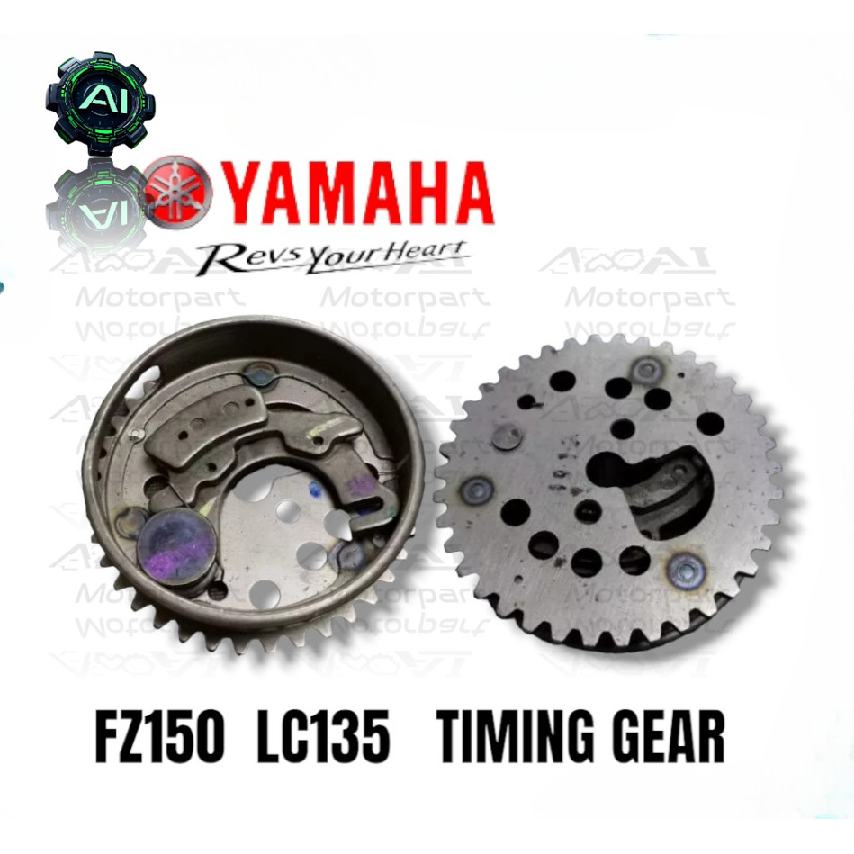YAMAHA LC135 135LC LC5S FZ150 FZ Y15 Y15ZR TIMING GEAR DECOMPRESSION CAM GEAR CAM SHAFT TIMING GEAR