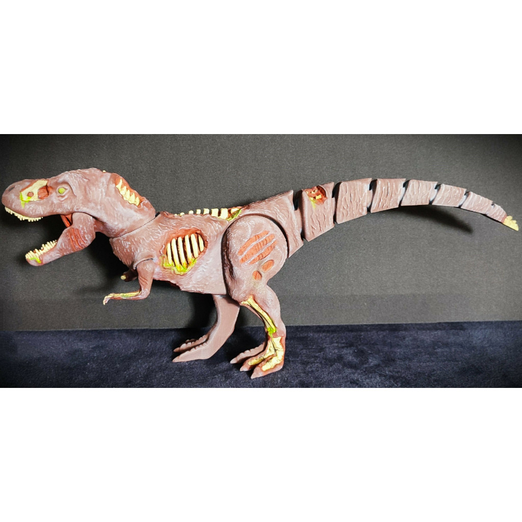 ของเล่นไดโนเสาร์ Cuero Zombie T-rex Articulation