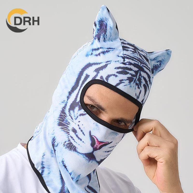 Newwellknownepic Cat Ski Mask, Animal Ski Mask, Animal Face Cover สําหรับกีฬา,สําหรับเทศกาลดนตรีและก