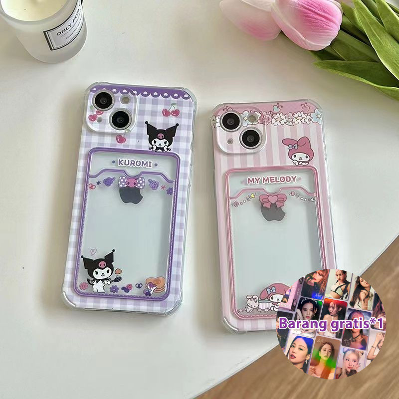 Cherry Small Card Diy ล่าสุดผู้ถือบัตรกรณี POCO X7 Pro 5G C71 C75 M3 X5 Pro 5G X3 Pro Nfc Xiaomi C85