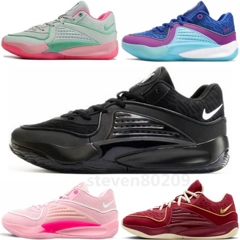 KD16 EP Shock-Absorbing รองเท้าบาสเก็ตบอลผู้ชายการต่อสู้จริง Anti-Slip ทนต่อการสึกหรอน้ําหนักเบาเหมา