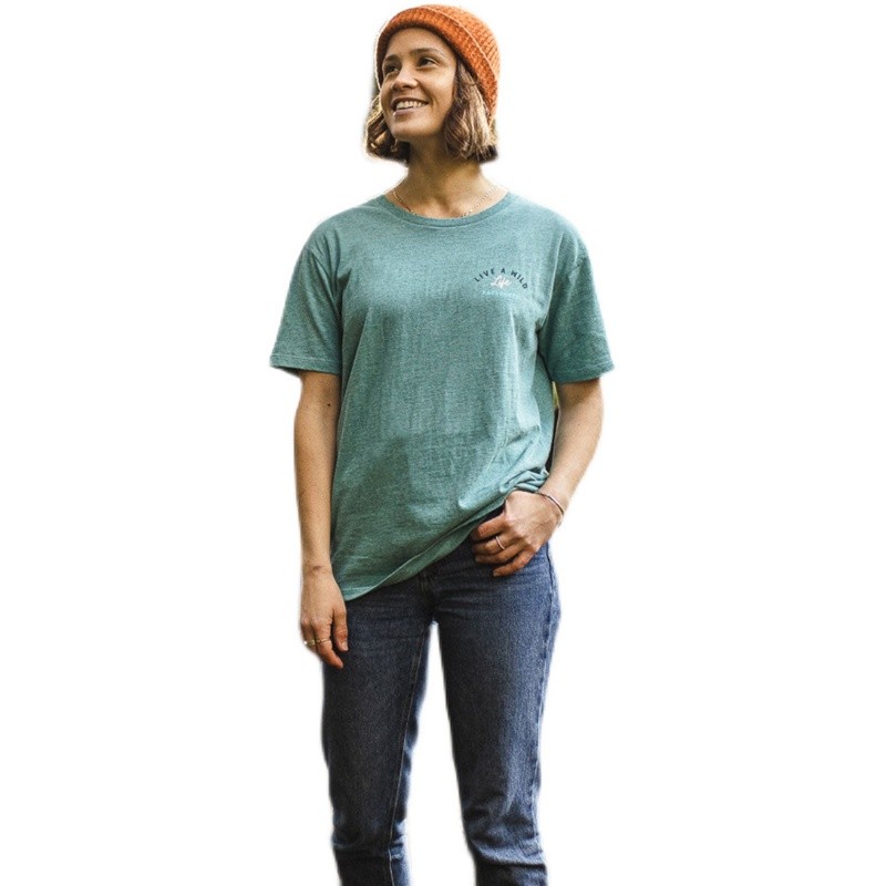 รักษาตัวเอง!30 US Dollars/US Niche ชุดสตรีทที่เป็นมิตรกับสิ่งแวดล้อม!อเมริกันเดี่ยวรอบคอแขนสั้นเสื้อ