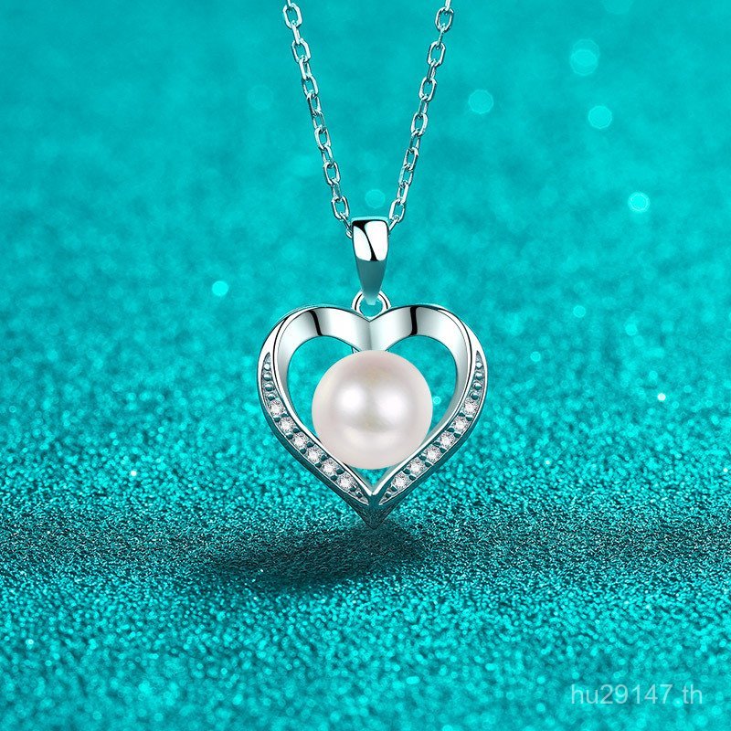 สร้อยคอลลาบิกเกิลโมเสกไทน์เงินแท้ Pt950 สเตอร์ลิง ขนาด 4F2H พร้อมใบรับรอง