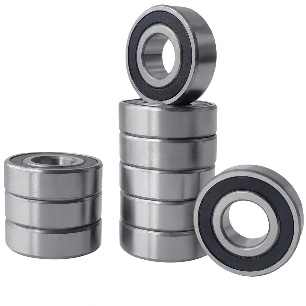 10 ชิ้น R8-2RS คู่ยางปิดผนึก Roller Ball Bearing 1/2 นิ้ว Bore 1/2 x 1-1/8 x 5/16 นิ้ว ABEC3 Precisi