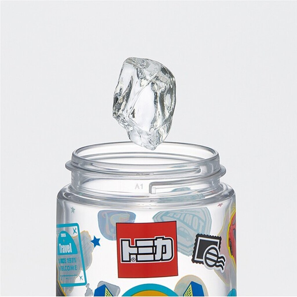 Skater - ขวดน้ำดื่มแบบใส มีหลอดดูด ขนาด 500ml. กระติกน้ำเด็ก Straw Water Bottle - รูปที่ 2