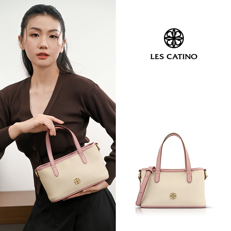 Les Catino Vega Pique Satchel กระเป๋าผู้หญิง
