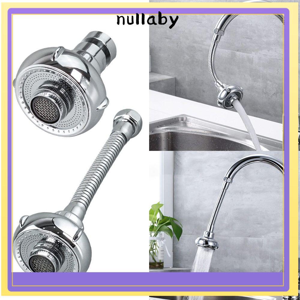 อะแดปเตอร์ขยายก๊อกน้ําห้องครัว NULLABY ป้องกันน้ํากระเซ็น 2 โหมด หัวฉีดต๊าป ทนทาน 360° Rotation Kitchen Sink Faucet อุปกรณ์ครัว