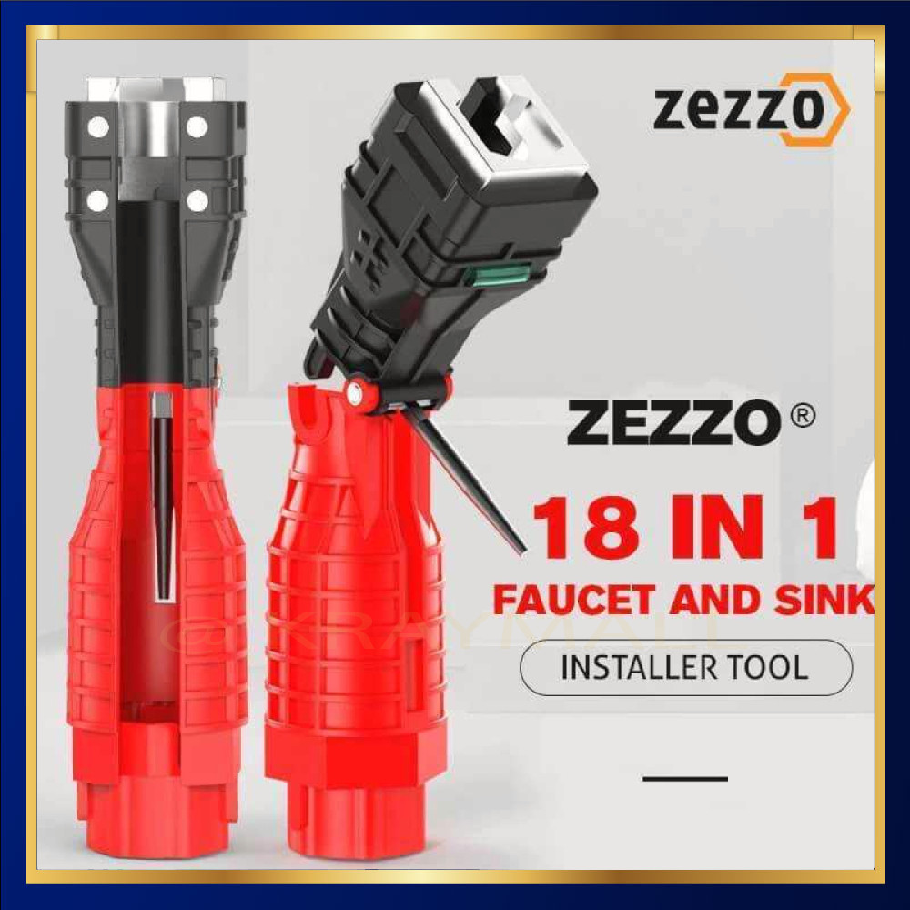 ประแจติดตั้งอ่างล้างจานก๊อกน้ํา 18in1 - ZZ338