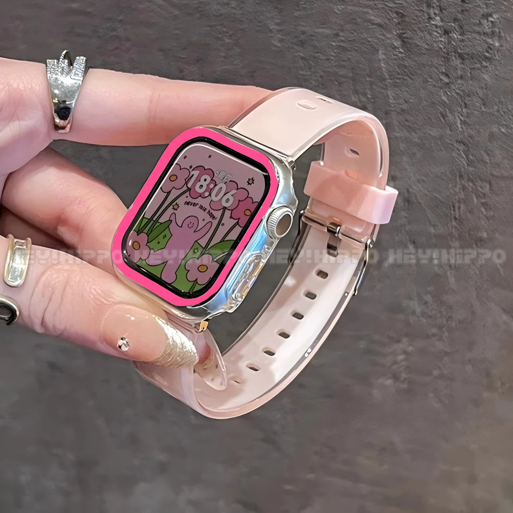 สายเจลลี่ใสเหมาะสําหรับ ฉันดู 11/กับ3/10/9/8/7/6/5/4/3/2/1 เคสป้องกันไฟกลางคืนเหมาะสําหรับ49/46/45/44/42/41/40/438มม