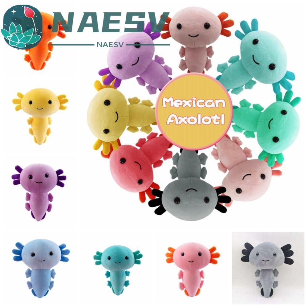 NAESV 20 ซม.Axolotl ของเล่นตุ๊กตา, Plushie Axolotl Salamander Axolotl ตุ๊กตาสัตว์ Plushie ตุ๊กตา, น่