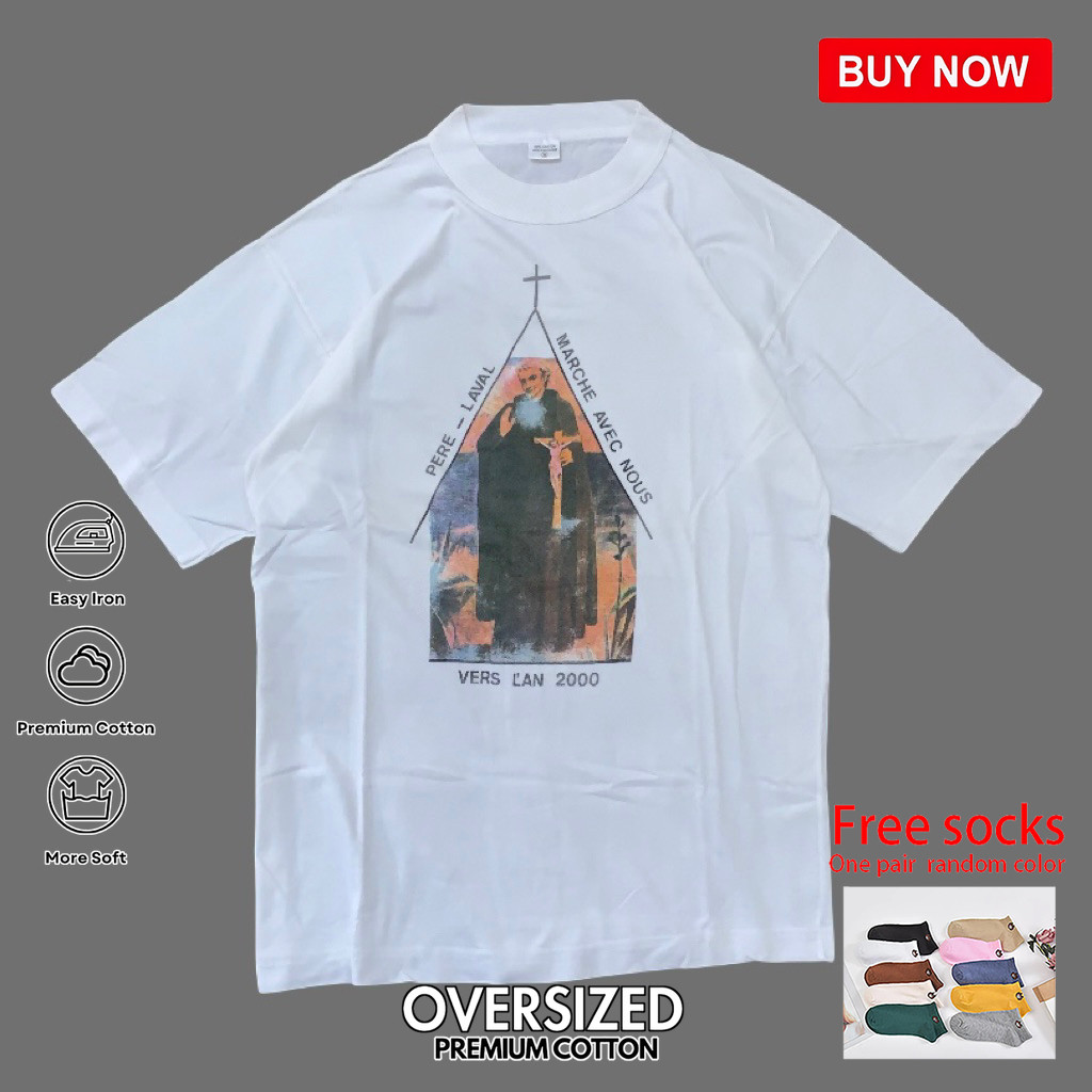 Jesus Tee Vintage T-shirt T-shirt/vintage Jesus Brand 200 GSM Pure Cotton