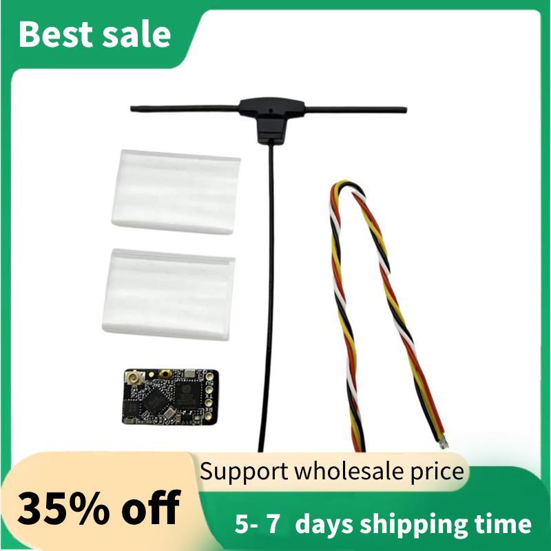 ตัวรับสัญญาณ Nano RX พร้อม T-เสาอากาศสําหรับจัมเปอร์ TX16S FPV RC Racing Drone RX