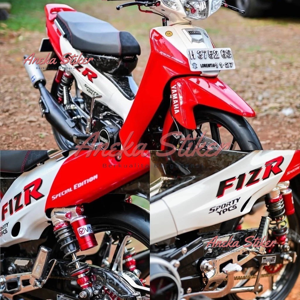 Yamaha Fizr F1zr Fiz R Special Edition 2003 โปร่งใส Fullset Striping สติกเกอร์
