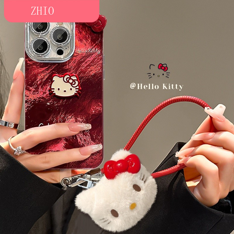 เหมาะสําหรับ Huawei nova12 เคสโทรศัพท์ Glory 200/100 Cat Bow Lanyard nova11/7 Glory 50-- &&