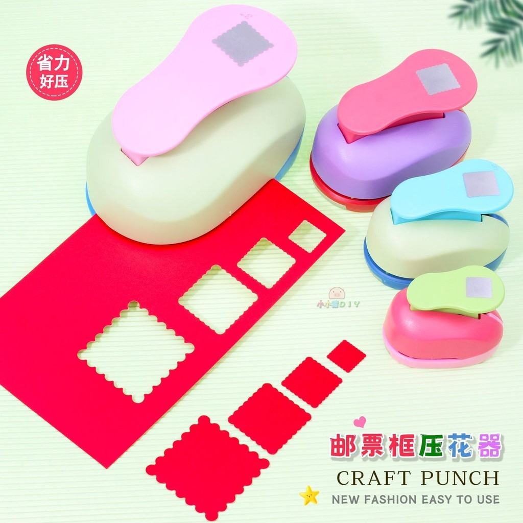 แสตมป์ Embosser Square Lace Punch คู่มือ diy แสตมป์กรอบ Embosser Square Lace Punch แม่พิมพ์ 10.27