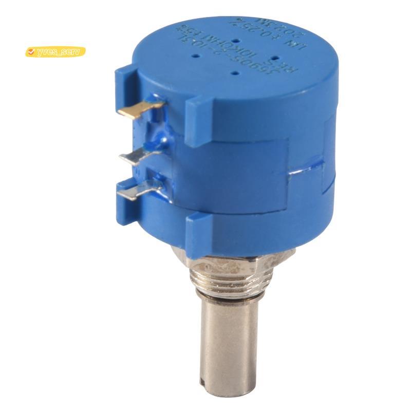 yves_service3590S-2-103L 10K Ohm 10-Turn Rotary Wire Wound Potentiometer