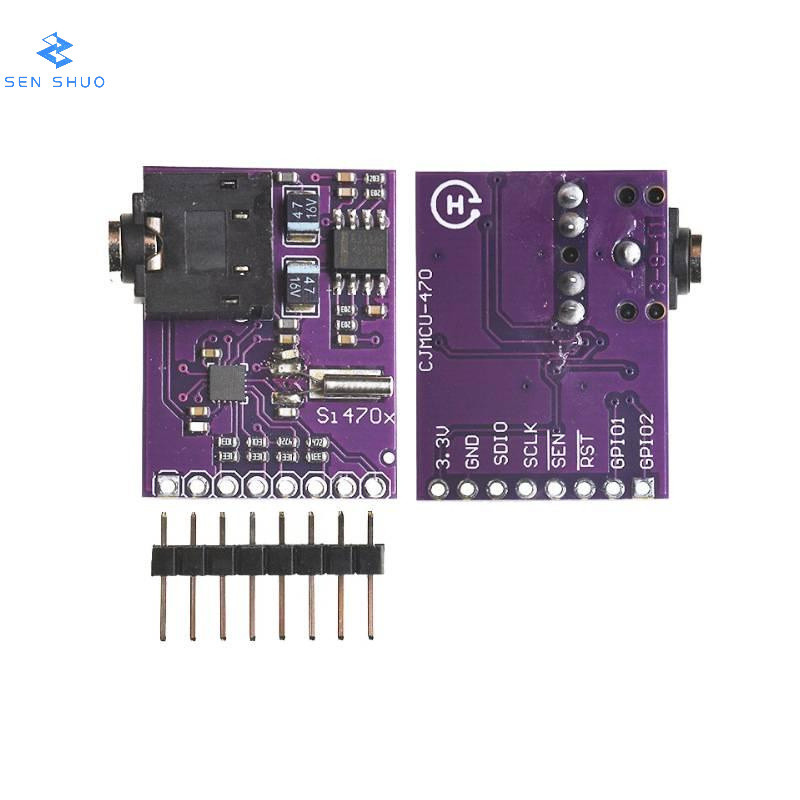 CJMCU-470 Si4703 บอร์ดประเมินจูนเนอร์ FM เก็บเกี่ยว音调เครื่องทําความร้อน开发板