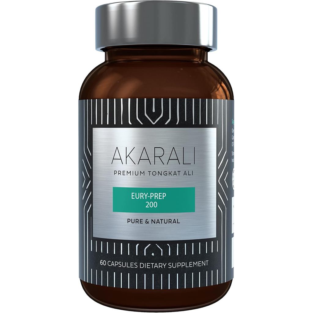 AKARALI Pure Tongkat Ali Longjack 200:1 เข้มข้นสูง 1.5% Eurycomanone US Patented Physta® เทคโนโลยีกา