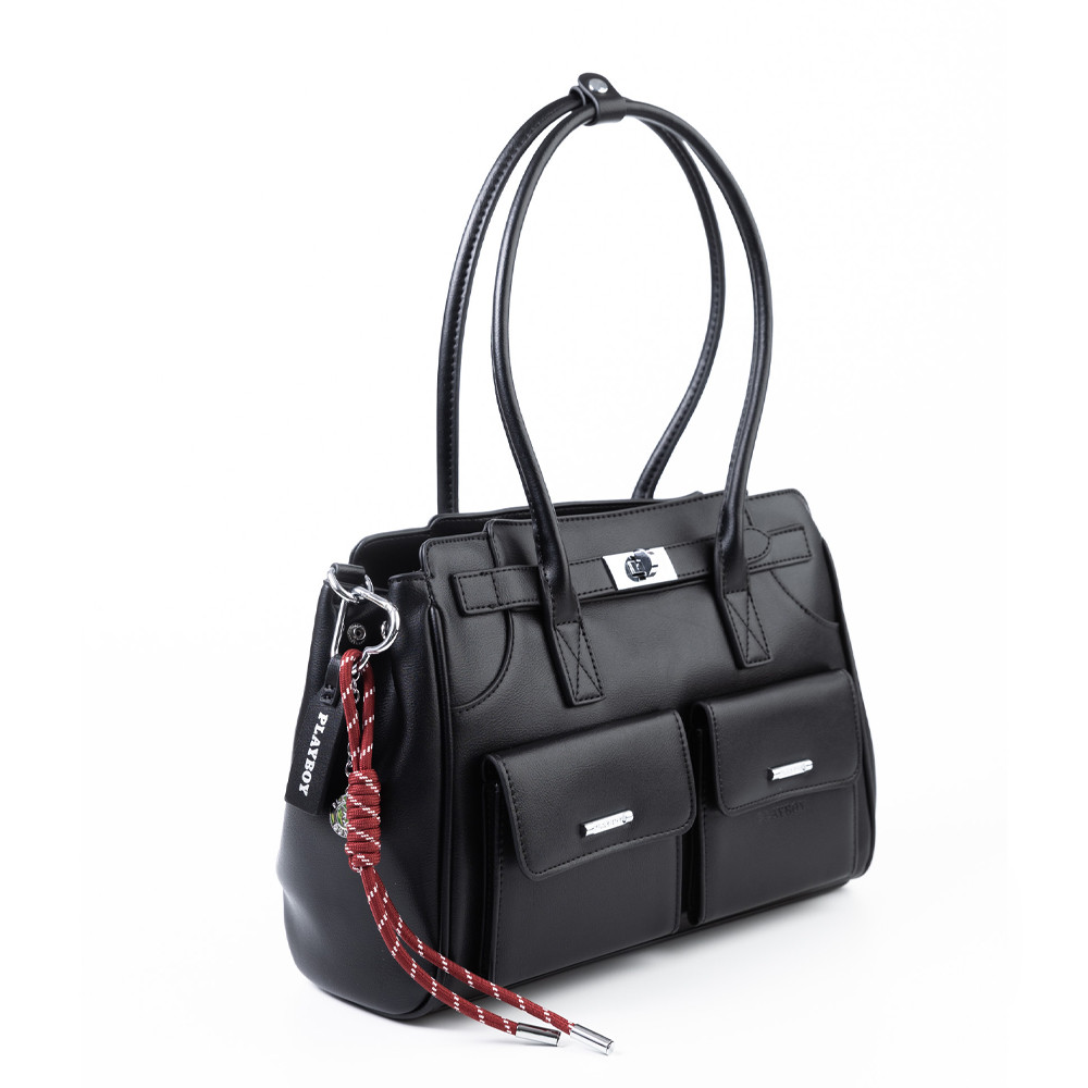 Playboy รุ่น Blairis Tote bag กระเป๋าสะพายข้างผู้หญิง ดีไซน์ทรง Tote รหัสST-B254PB636 มี 2 สี - รูปที่ 2