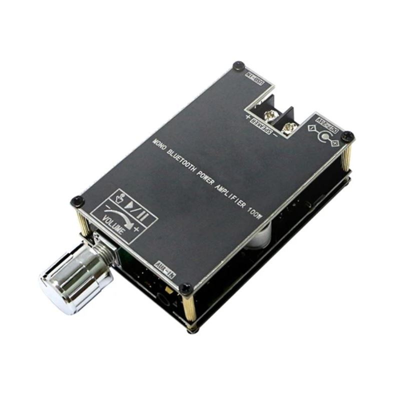 ZK-1001B Mono 100W เครื่องขยายเสียงบลูทูธโมดูล TPA3116 พร้อมลําโพง TWS ฟังก์ชั่น DC 7x24V เครื่องขยา