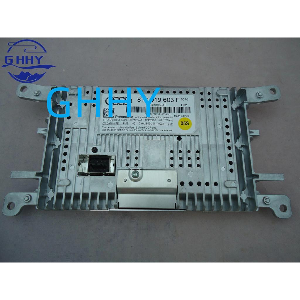 จอแสดงผล LCD Matsushita ใหม่ล่าสุด 100% 8T0 919 603E 8T0919603หน้าจอ E สําหรับ AUDI A5 A4 รถนําทางวิ