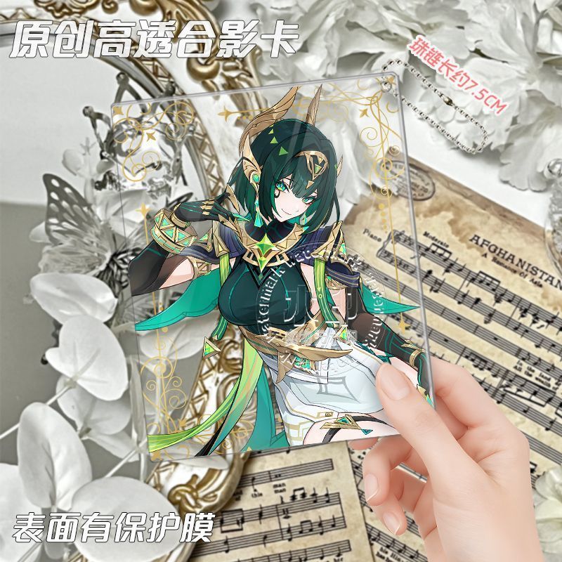 Genshin Impact/Nefer/เกม Nefer สินค้า Ensemble Photo ผ่านการ์ด Nefer จี้/ddkf