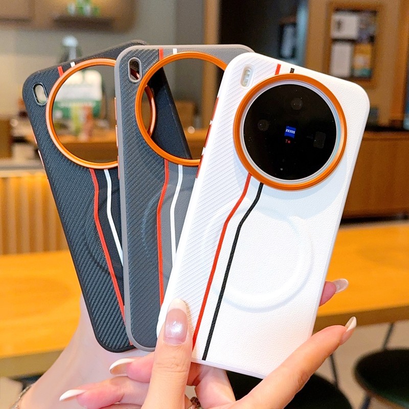 เคสโทรศัพท์สําหรับVIVO X300 X100s X200s Pro Mini/Ultra Z10 Tลายนิ้วมือPro Plus Neo 10 ฝาครอบแม่เหล็กAnti/fall/ป้องกันสิ่งสกปรกปลอกเลนส์โลหะป้องกันวงเล็บ