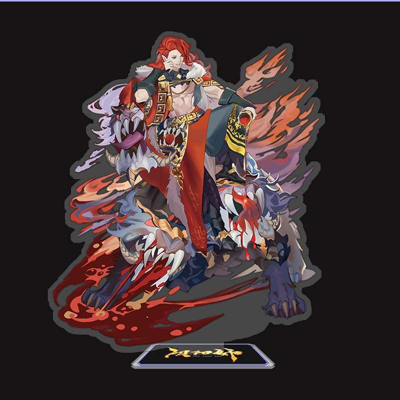 Onmyoji Merchanded พัดลม Stand-Up การ์ดเครื่องประดับ Demon Cut Emperor Shitian Shiranui Tamamo Mae D