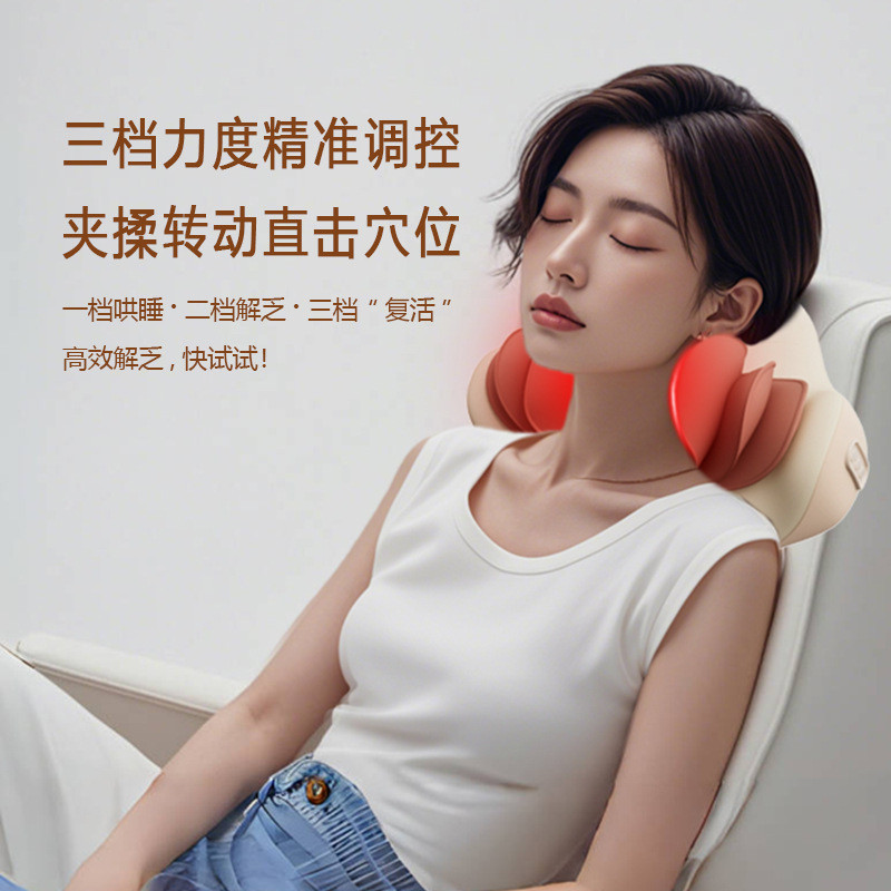 2025ไหล่นวดคอนวดคอป้องกันคอถุงลมนิรภัยฉุดนวดคอหมอน ODM