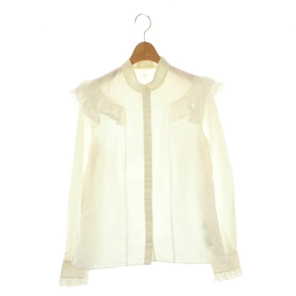 Erdem Tshirt Pearl Ruffles white motif Direct from Japan Secondhand
