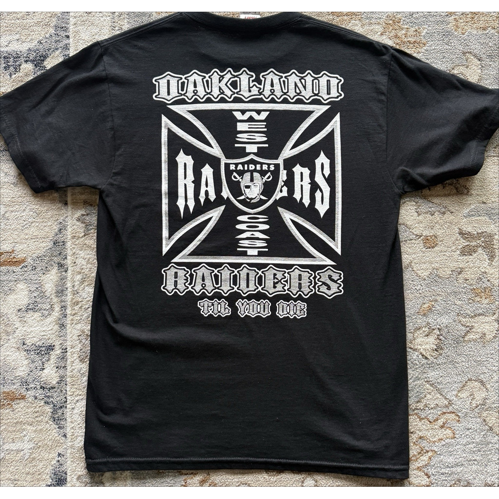 เสื้อยืด Retro Oakland Raiders ใหม่ Y2K Chopper Logo