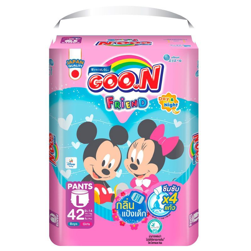 กูนน์เฟรนด์กางเกงผ้าอ้อมเด็กกลิ่นแป้ง XXL 32ชิ้น Goon Friend Baby Diaper Powder Scent XXL 32pcs. [8858947862340]