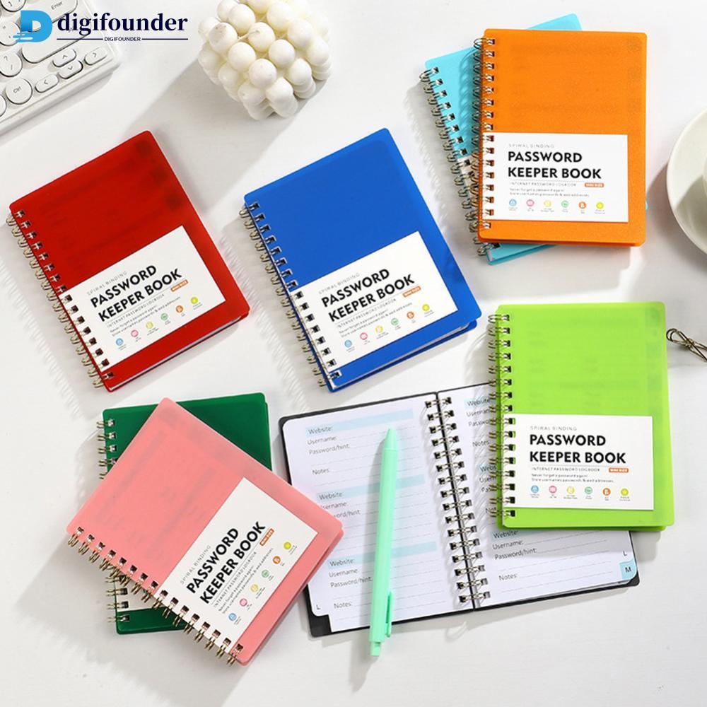 DIGIFOUNDER A6 รหัสผ่าน Keeper โน้ตบุ๊คแท็บตัวอักษรอินเทอร์เน็ต Login บัญชีสําหรับการจัดการใบอนุญาตร