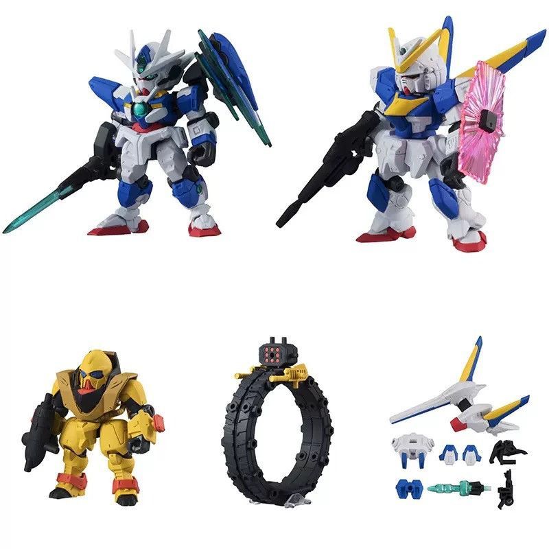 Bandai Gashapon Mobile Suit Gundam MSE05 00Q V2 Gedraf Assembly Model