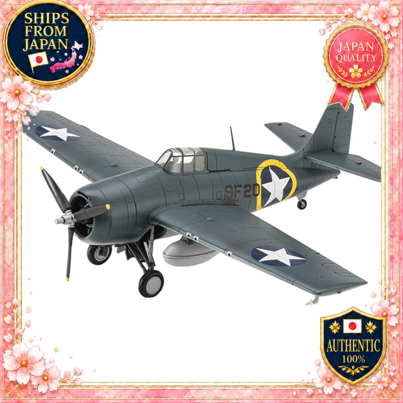 Hasegawa 1/72 USA F4F-4 Wildcat "9th Fighter Squadron" Plastic Model 02536
