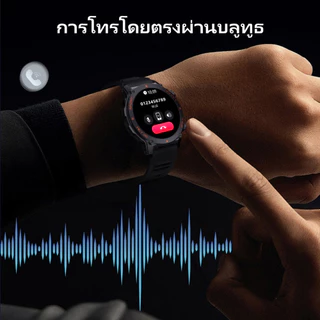 Morein GT1 สมาร์ทวอทช์จอ AMOLED 1.43" AOD กันน้ำ IP68 สุขภาพ 24 ชม. ฟิตเนสครบ รองรับภาษาไทย