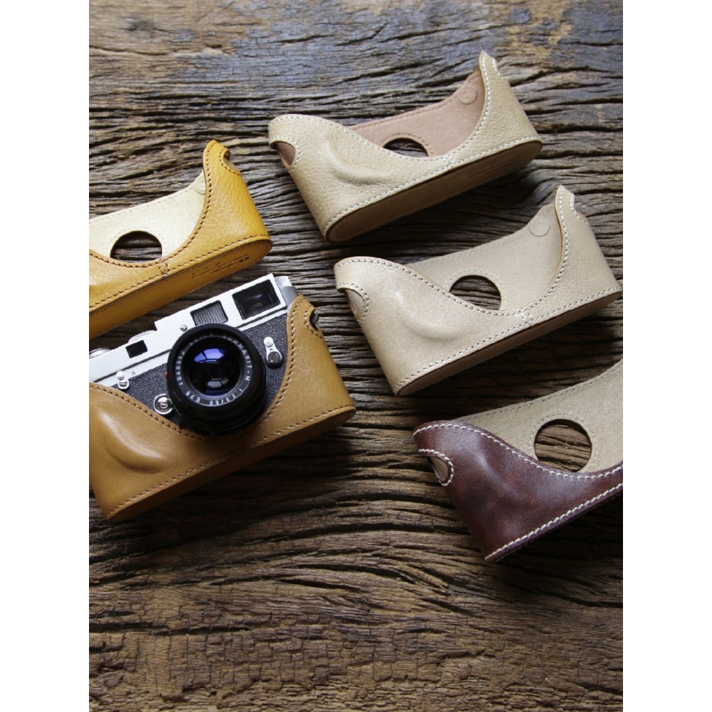 Cam-in Leica Leica M6 M7 MP M2 M3 M4-P กล้องของแท้หนังครึ่งกรณี CA032