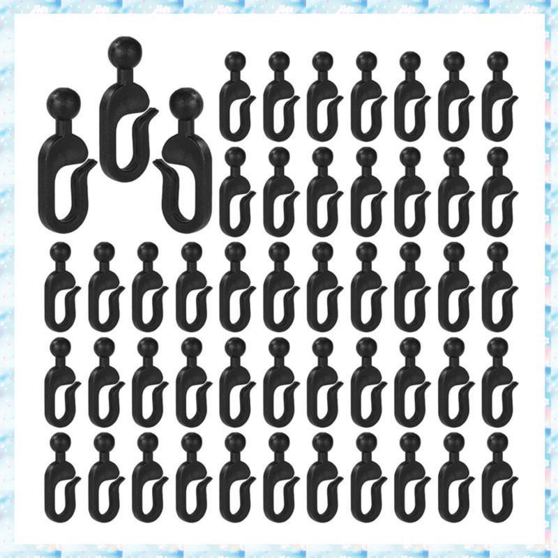 [R QMU] สําหรับ Gazebo อะไหล่ทดแทน- 200-Pack Outdoor Curtain Track Hooks สําหรับ Gazebo ผ้าม่านและมุ